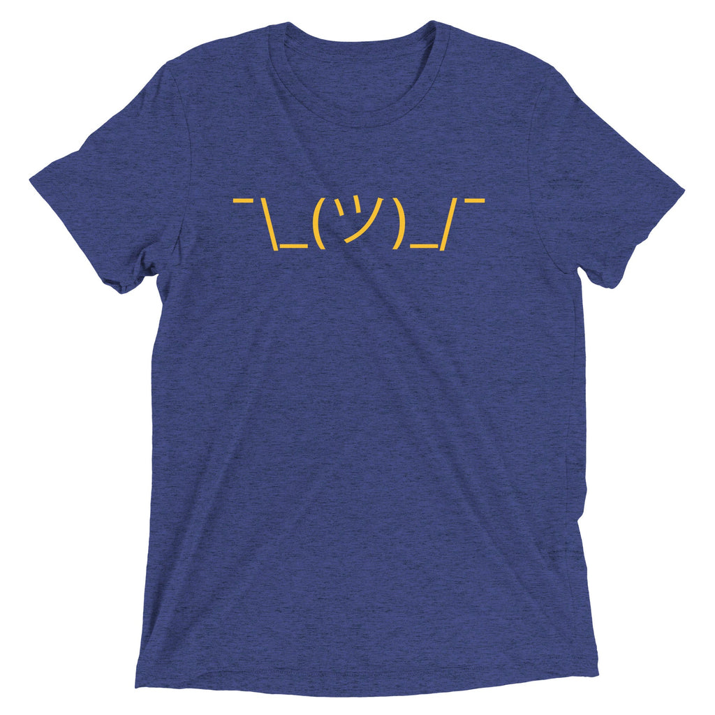 Shrug Emoji Men's Tri-Blend Tee