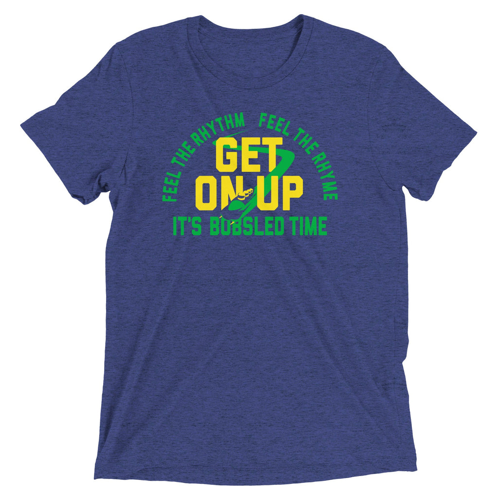 It's Bobsled Time Men's Tri-Blend Tee