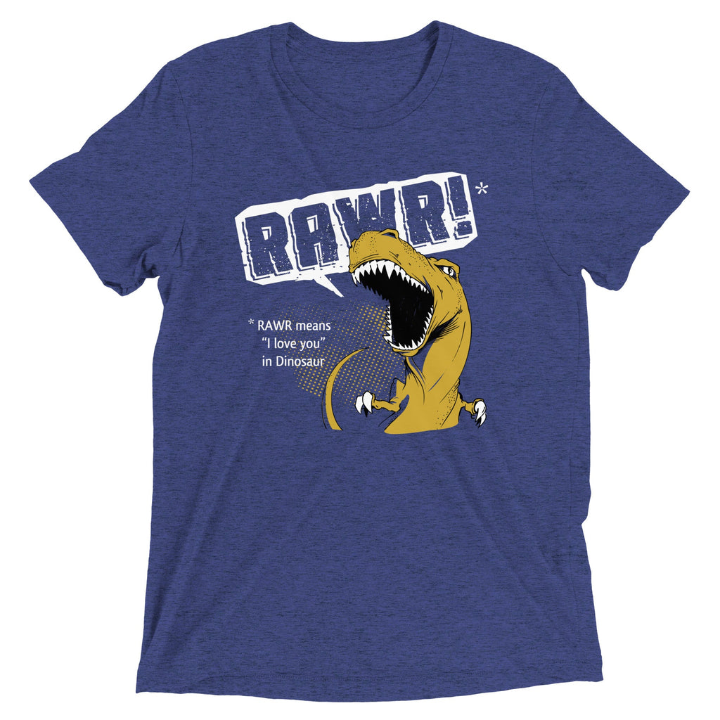 Rawr Means I Love You Men's Tri-Blend Tee