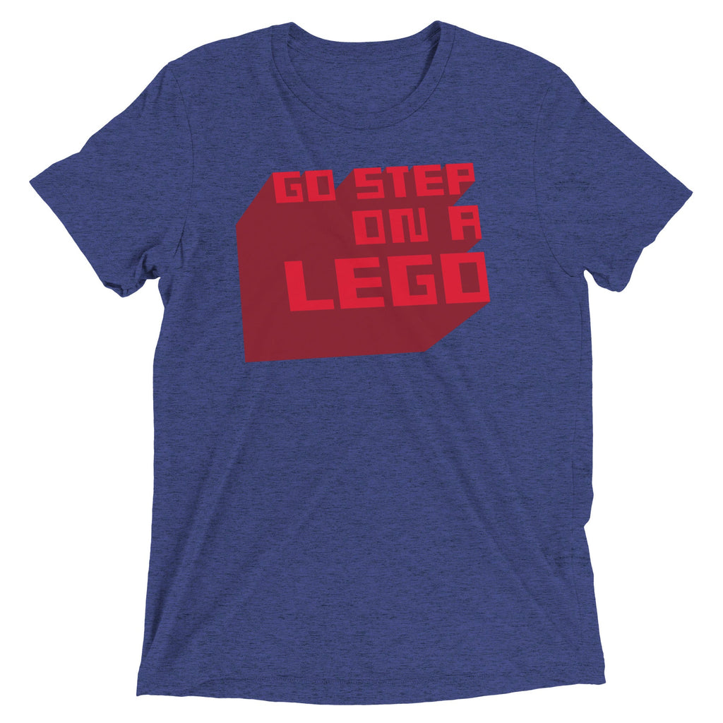 Go Step On A Lego Men's Tri-Blend Tee