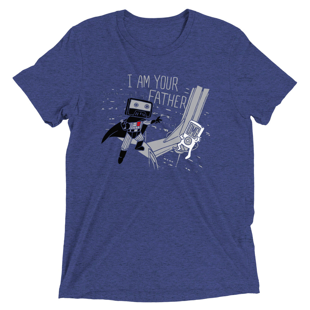 I Am Your Father Cassette Men's Tri-Blend Tee