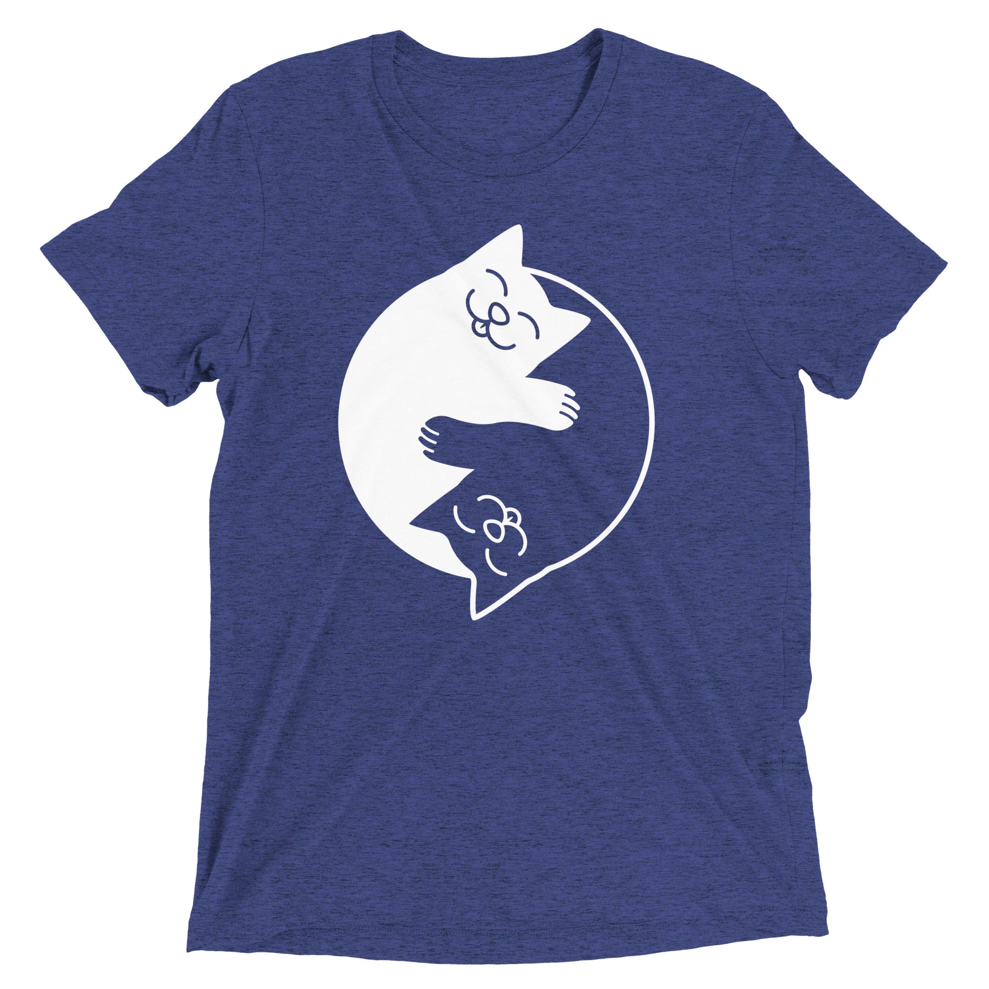 Yin Yang Cats Men's Tri-Blend Tee