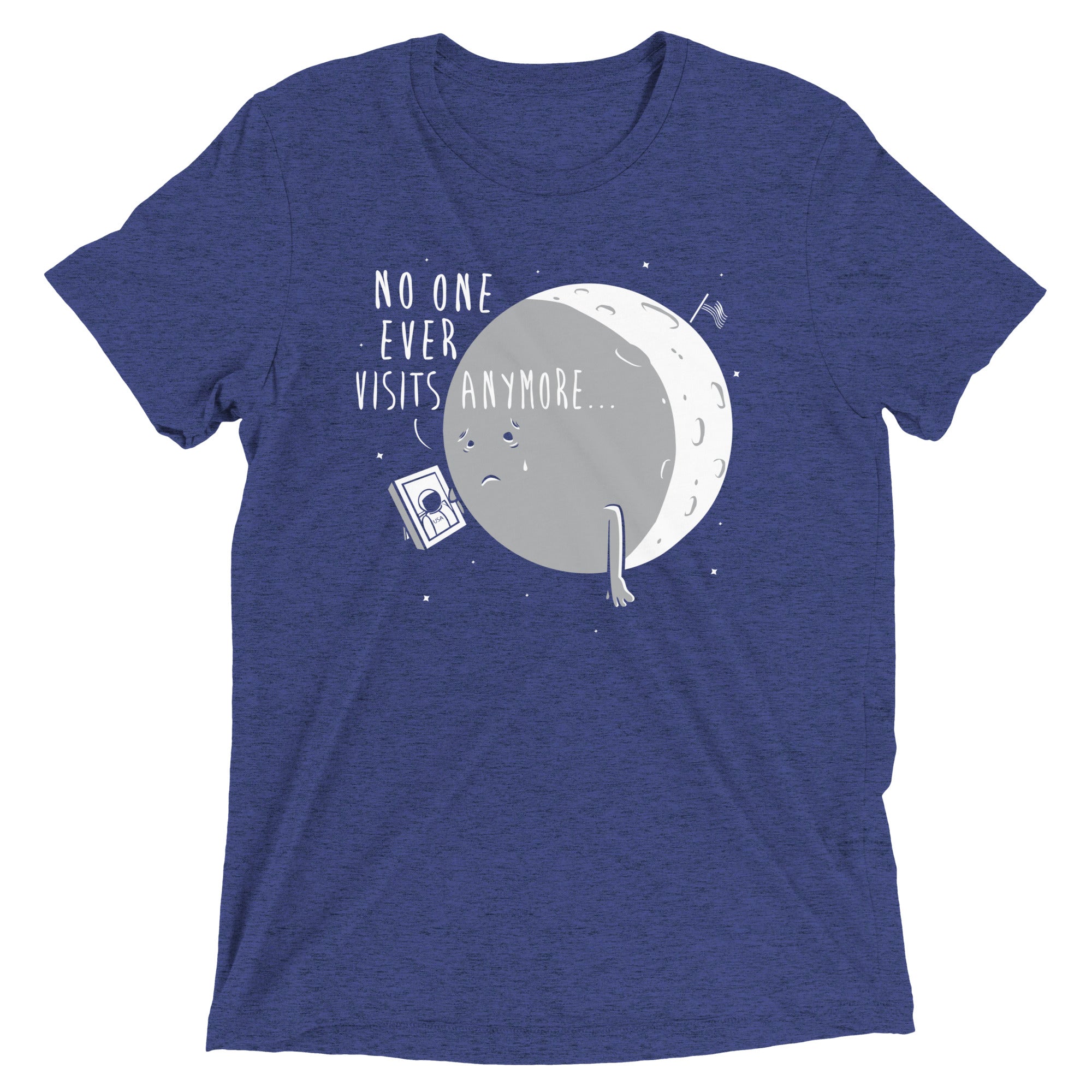 No One Ever Visits Anymore Men's Tri-Blend Tee