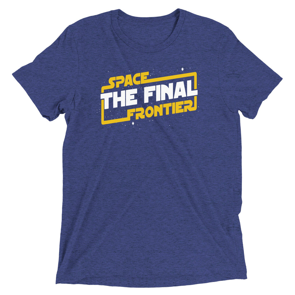 Space The Final Frontier Men's Tri-Blend Tee