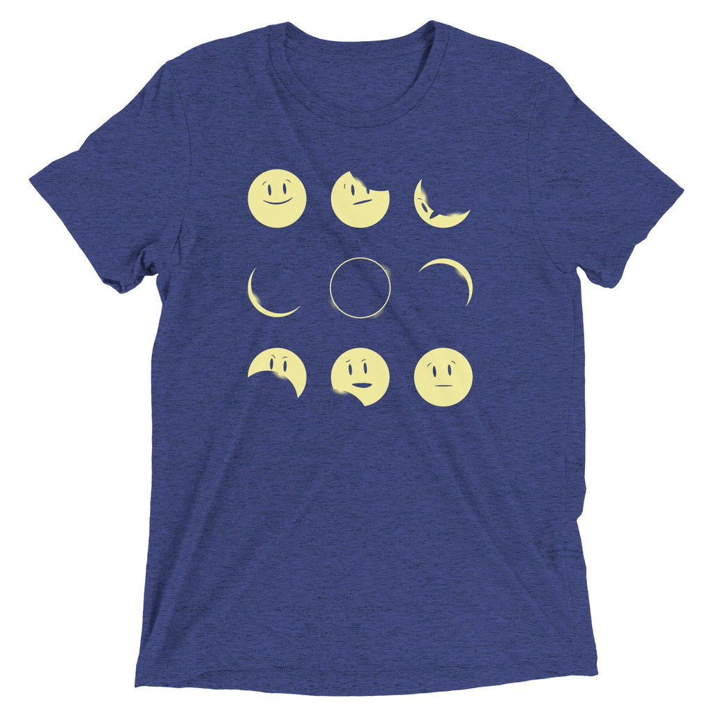 Eclipse Emoji Men's Tri-Blend Tee