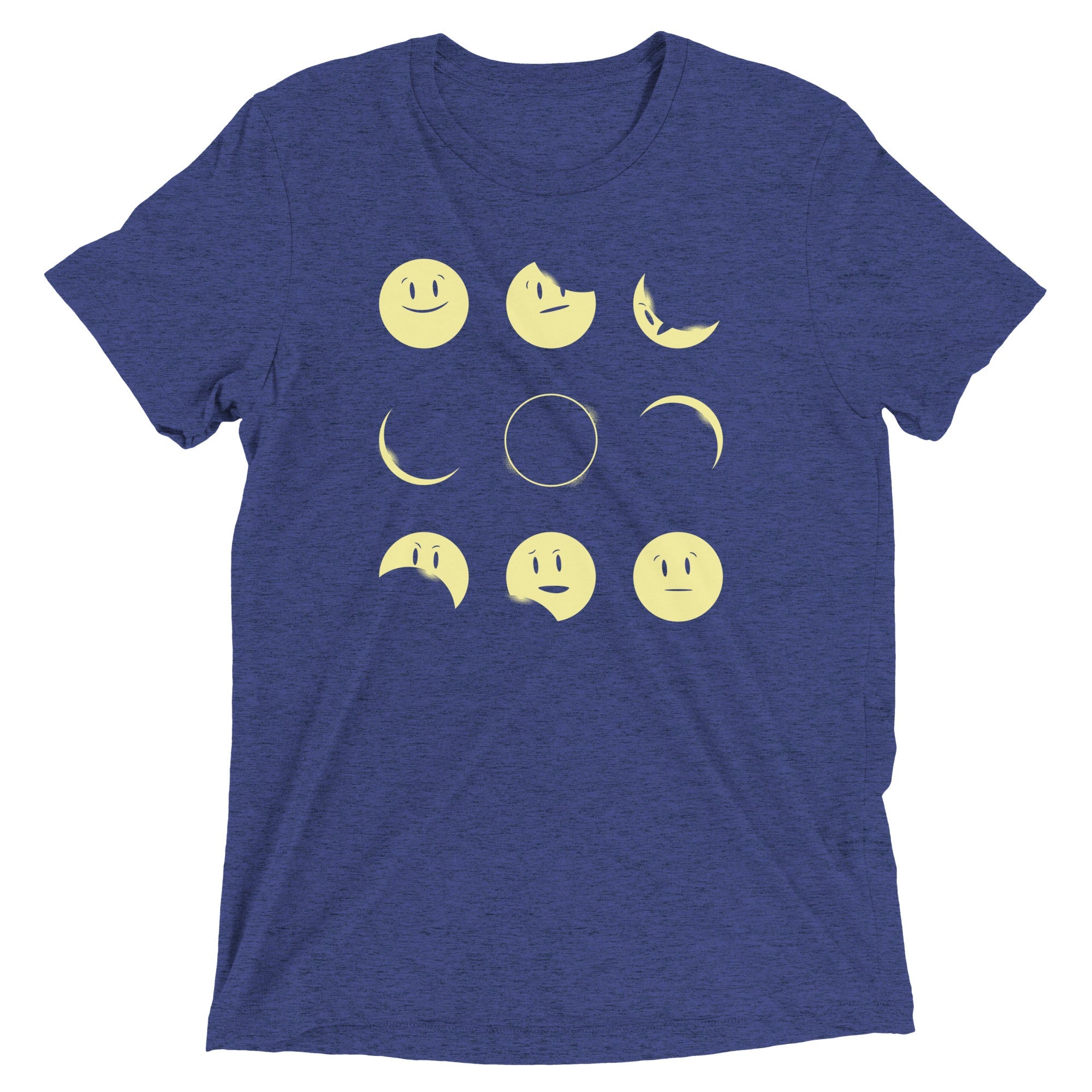 Eclipse Emoji Men's Tri-Blend Tee