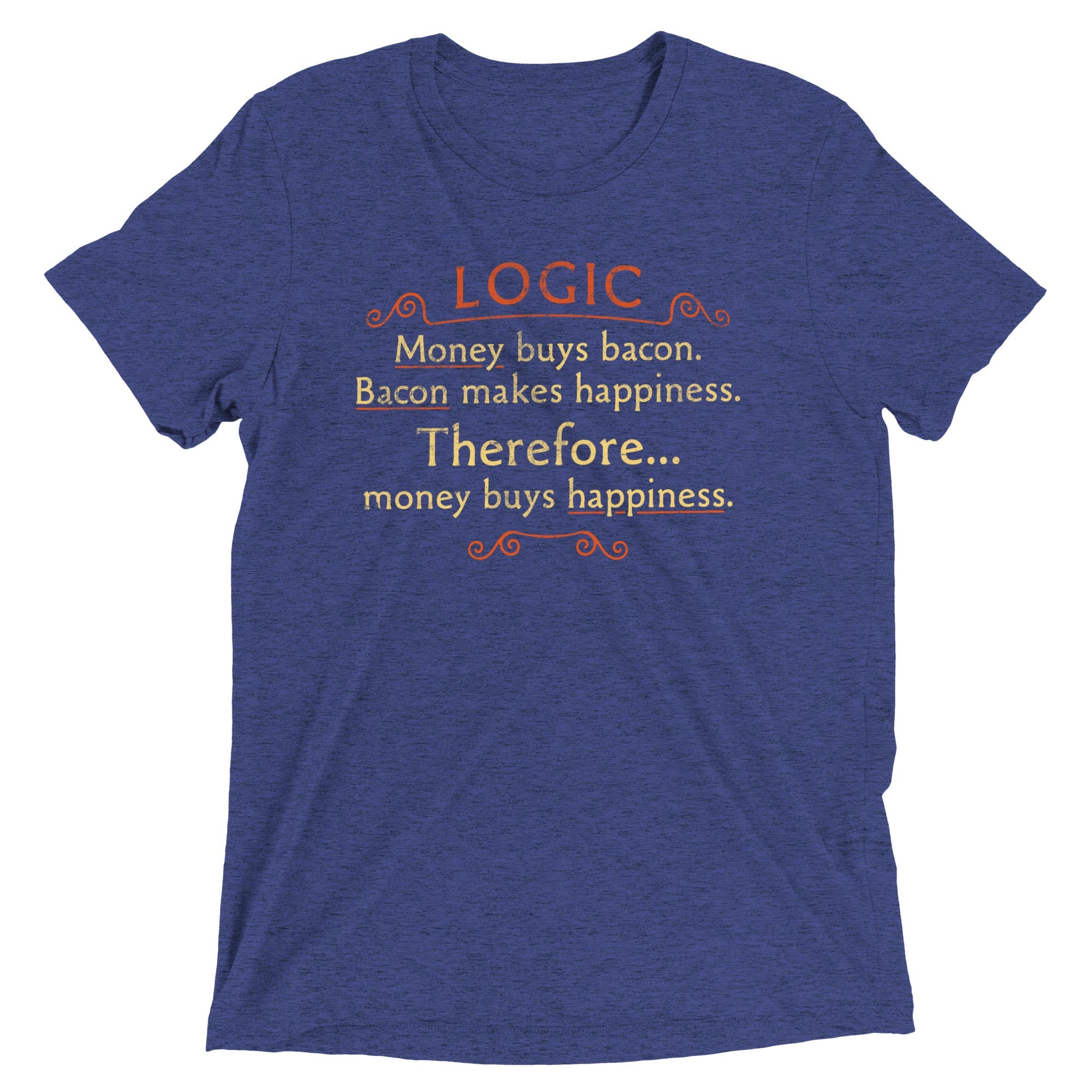 Money Buys Happiness Men's Tri-Blend Tee