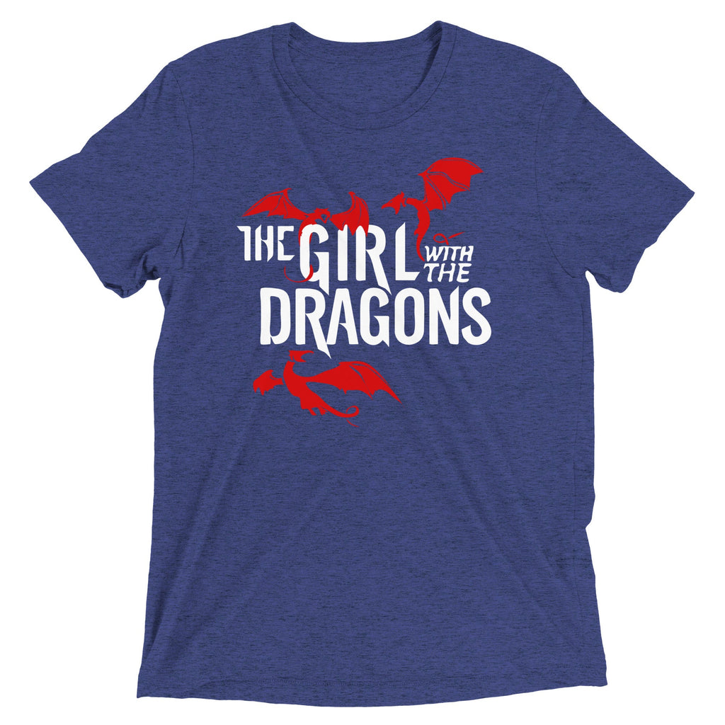 The Girl With The Dragons Men's Tri-Blend Tee