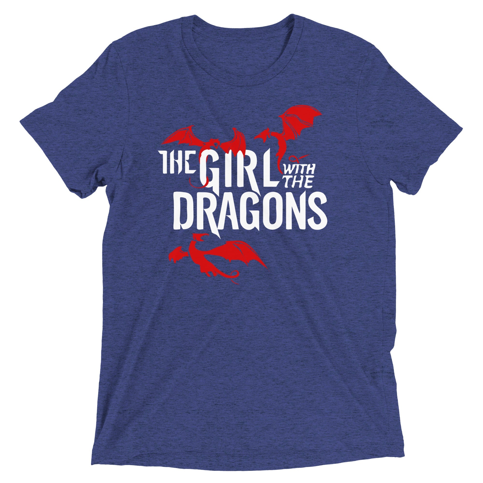 The Girl With The Dragons Men's Tri-Blend Tee
