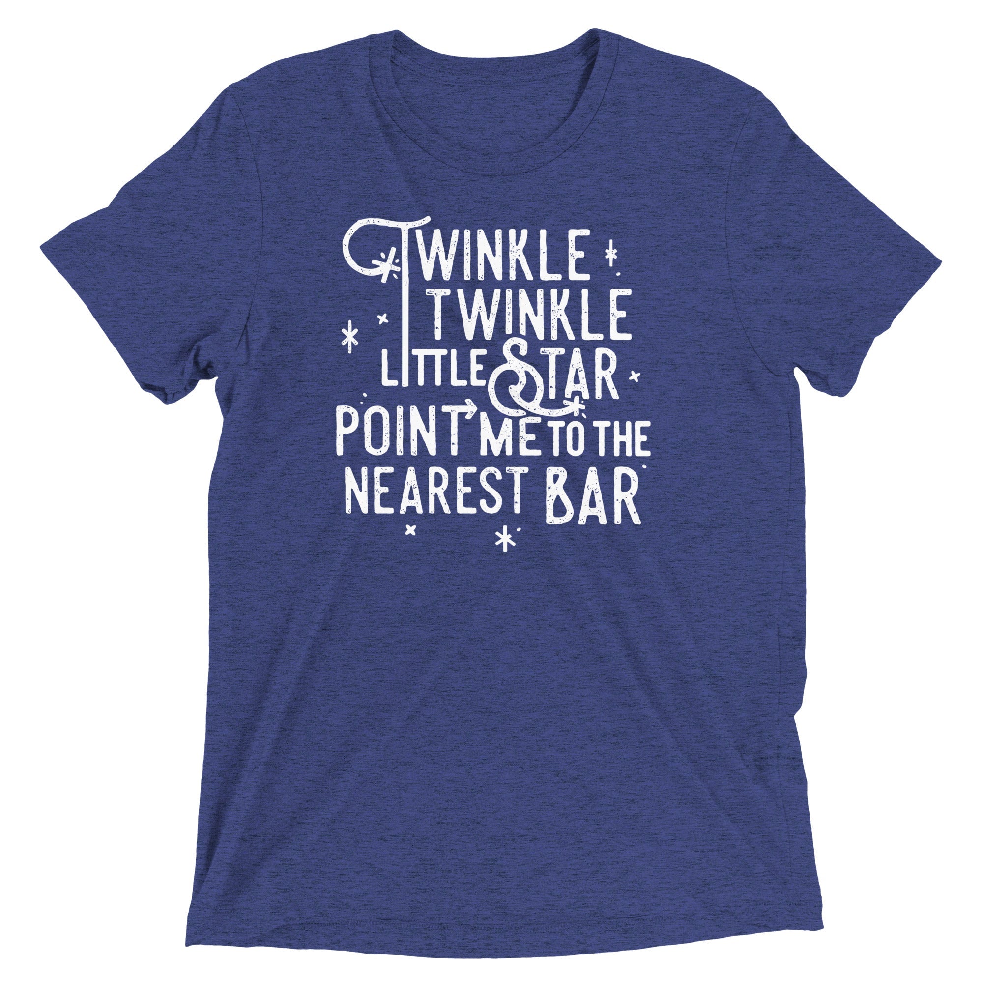 Point Me To The Nearest Bar Men's Tri-Blend Tee
