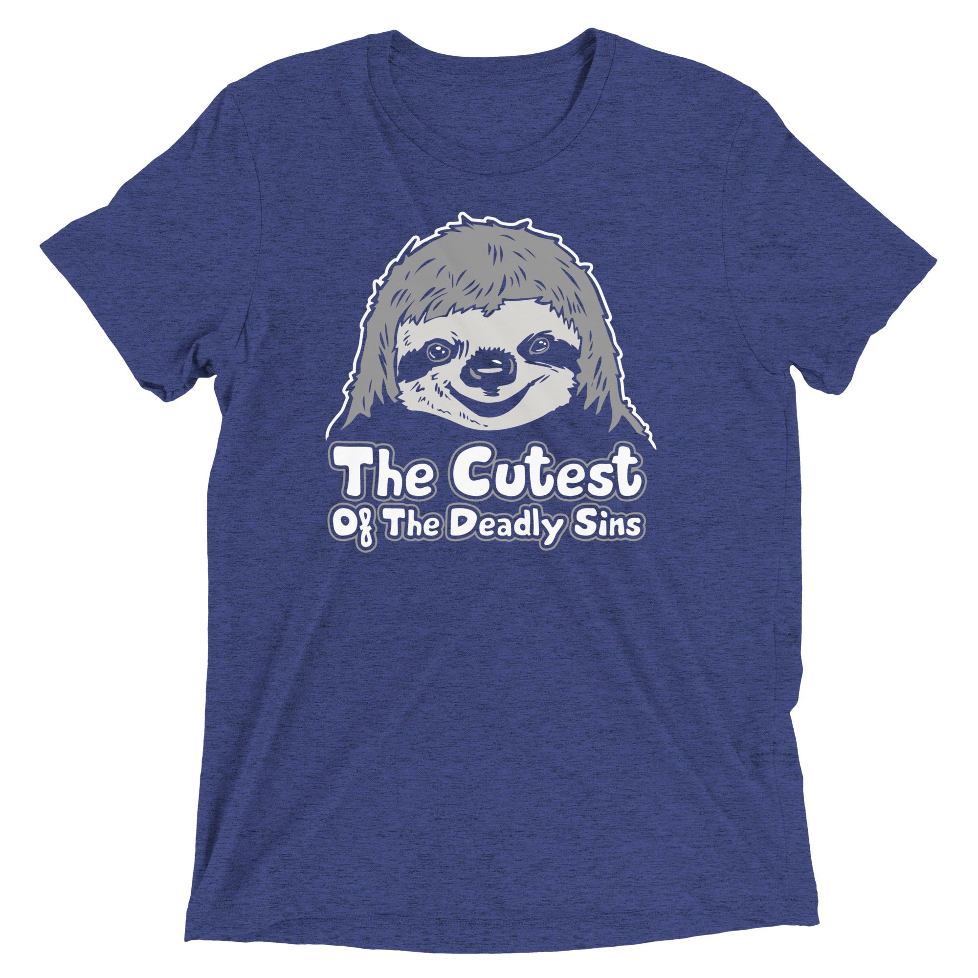 Sloth, The Cutest Of The Deadly Sins Men's Tri-Blend Tee