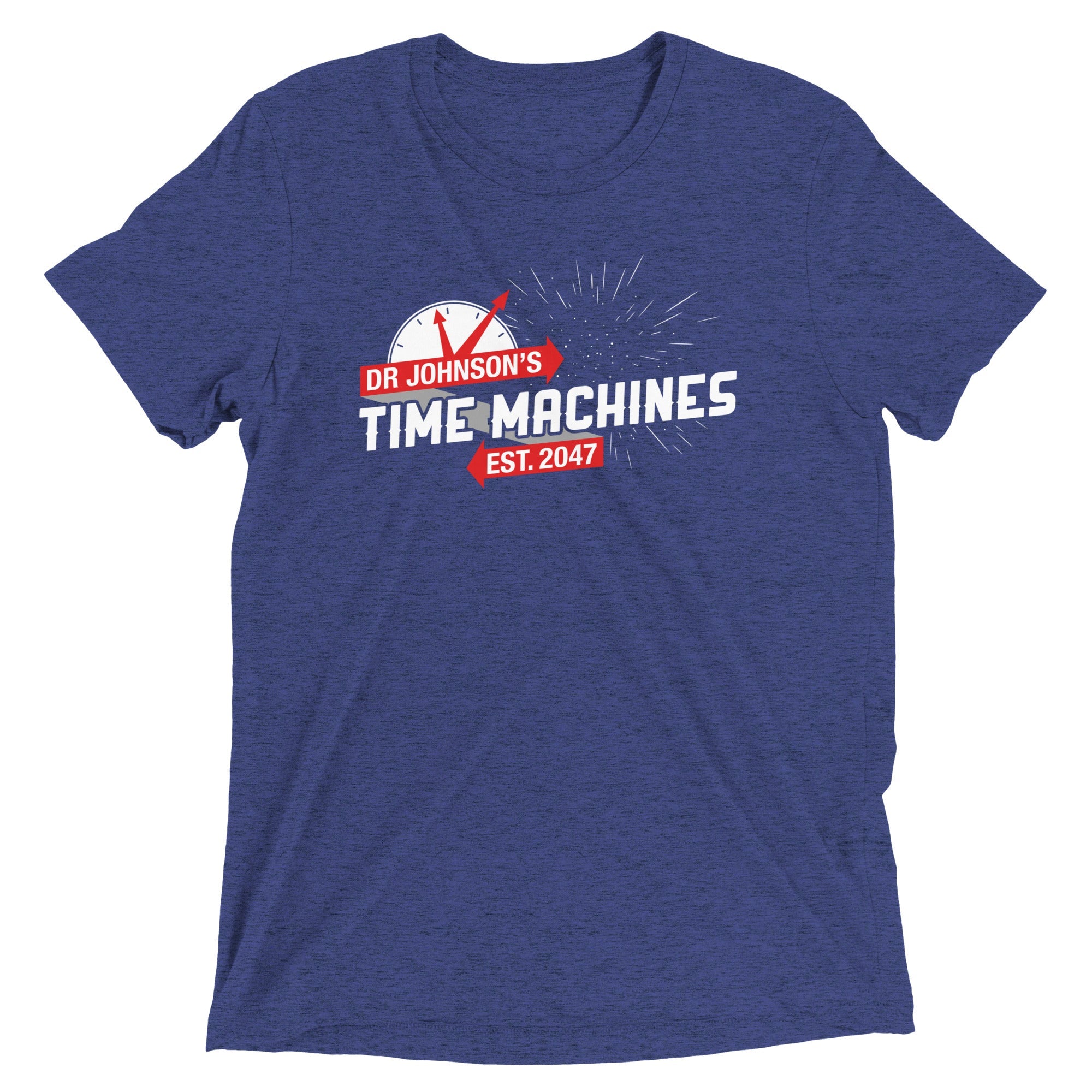 Dr Johnson's Time Machines Men's Tri-Blend Tee