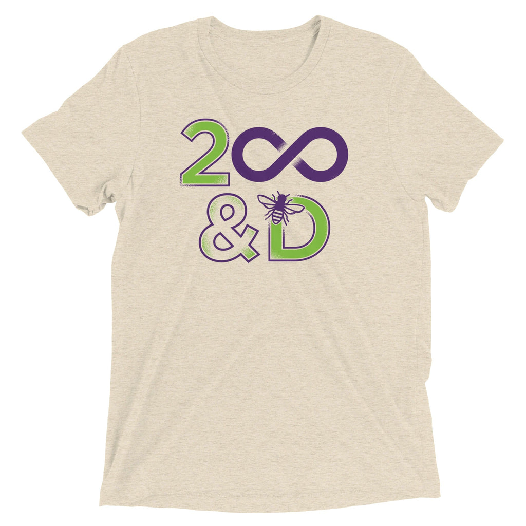 2 Infinity And B On D Men's Tri-Blend Tee