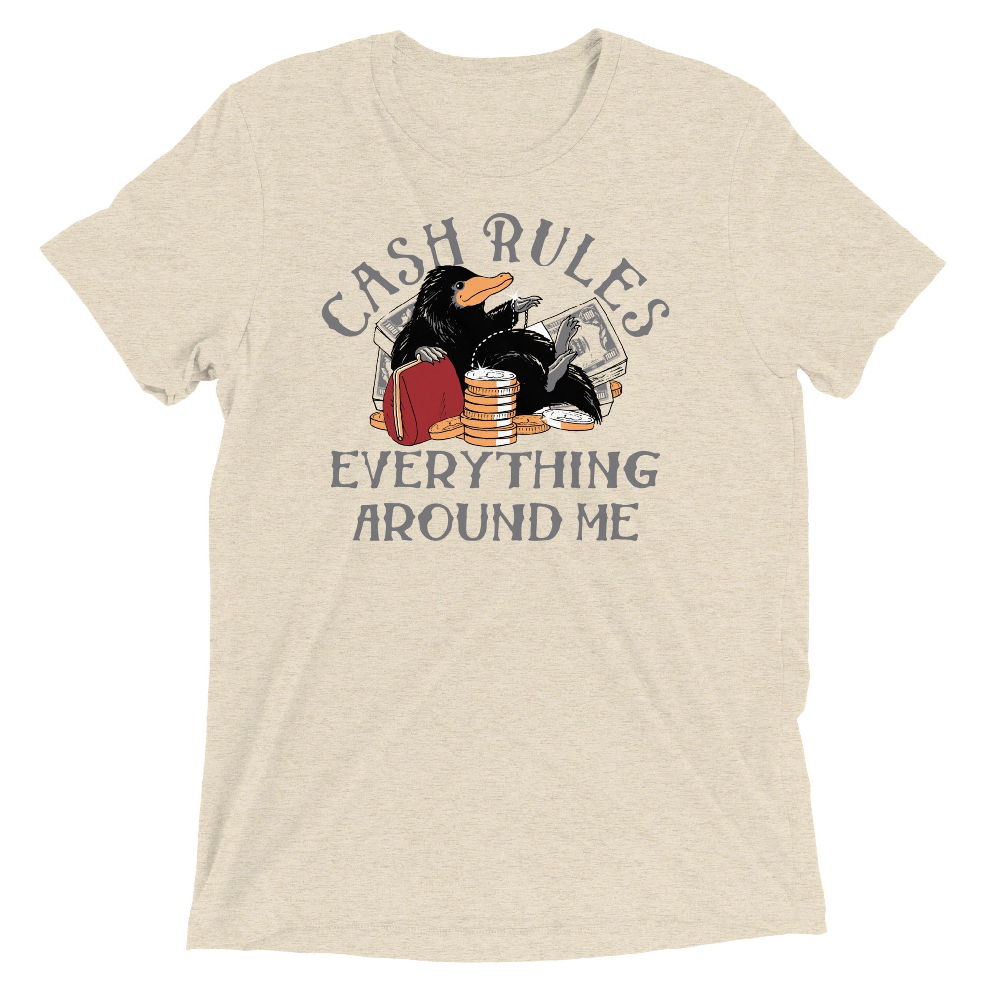 Cash Rules Everything Around Me Men's Tri-Blend Tee