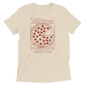 Vitruvian Pizza Men's Tri-Blend Tee