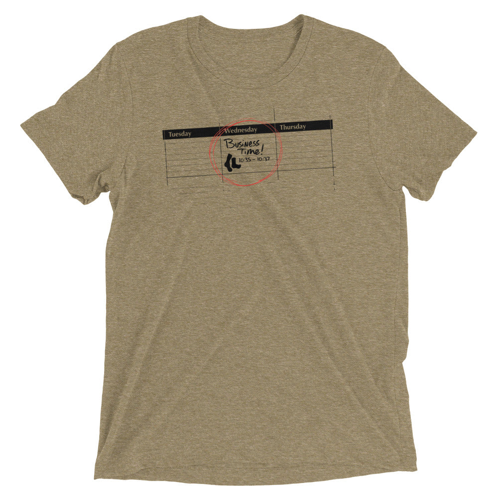 It's Business Time Men's Tri-Blend Tee