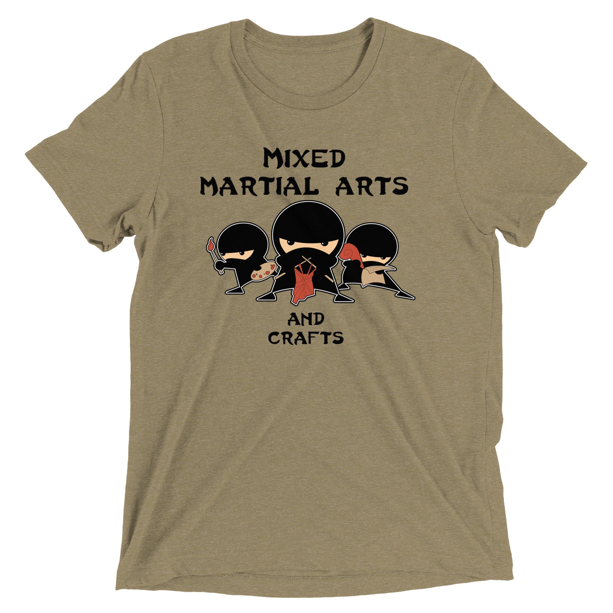 Mixed Martial Arts and Crafts Men's Tri-Blend Tee