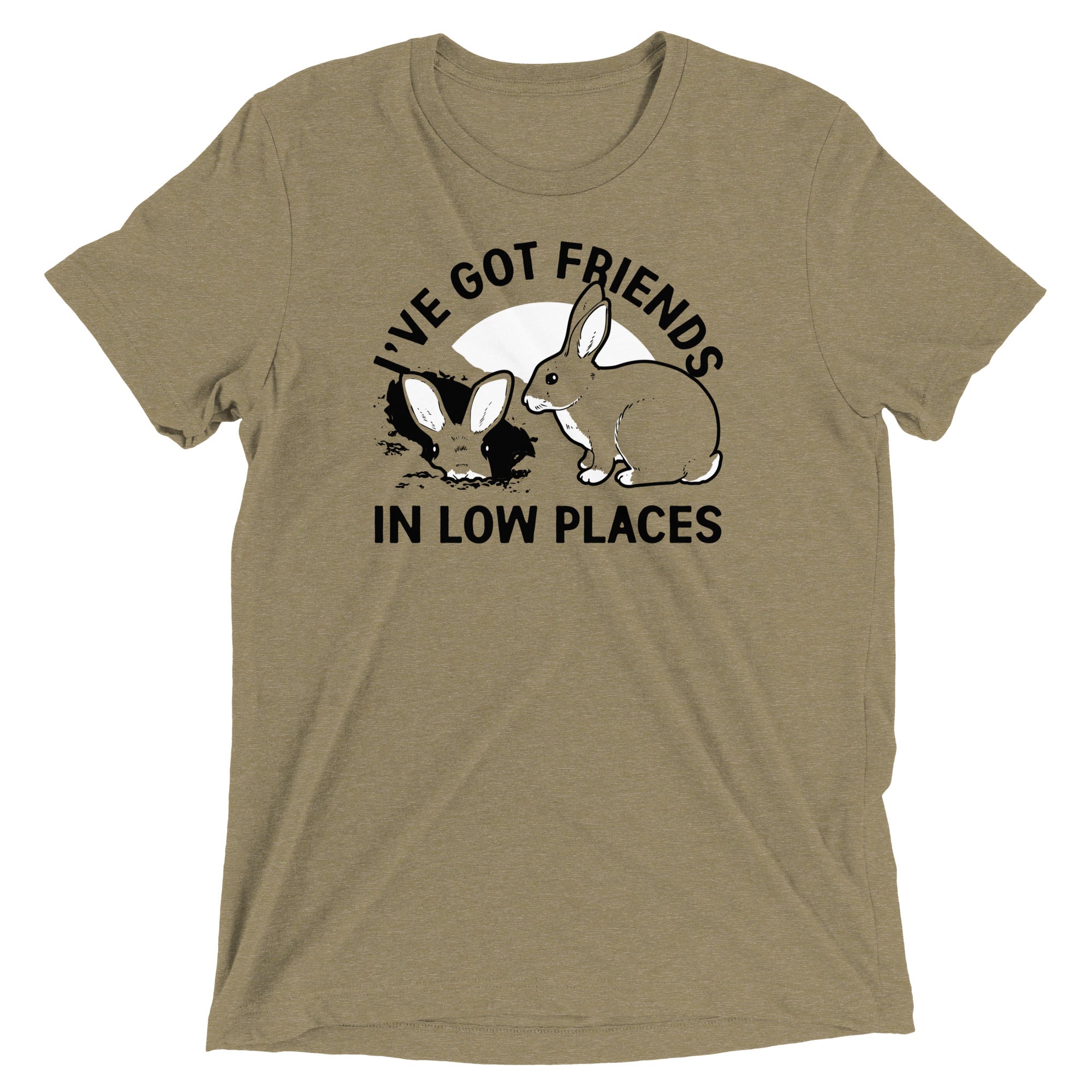 I've Got Friends In Low Places Men's Tri-Blend Tee