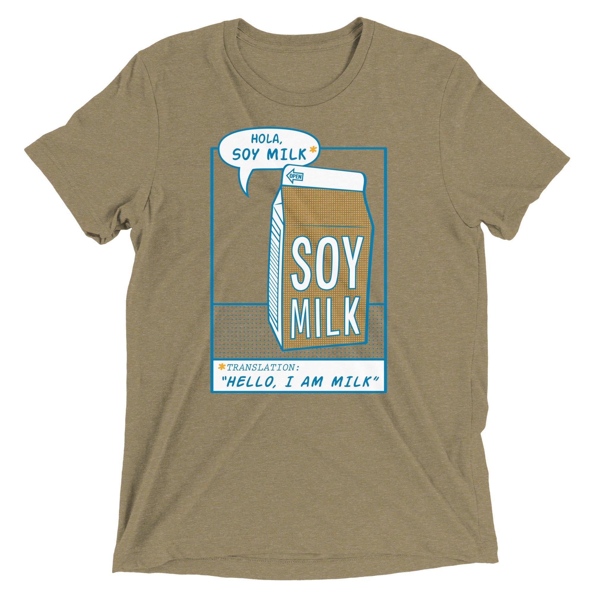 Hola, Soy Milk Men's Tri-Blend Tee