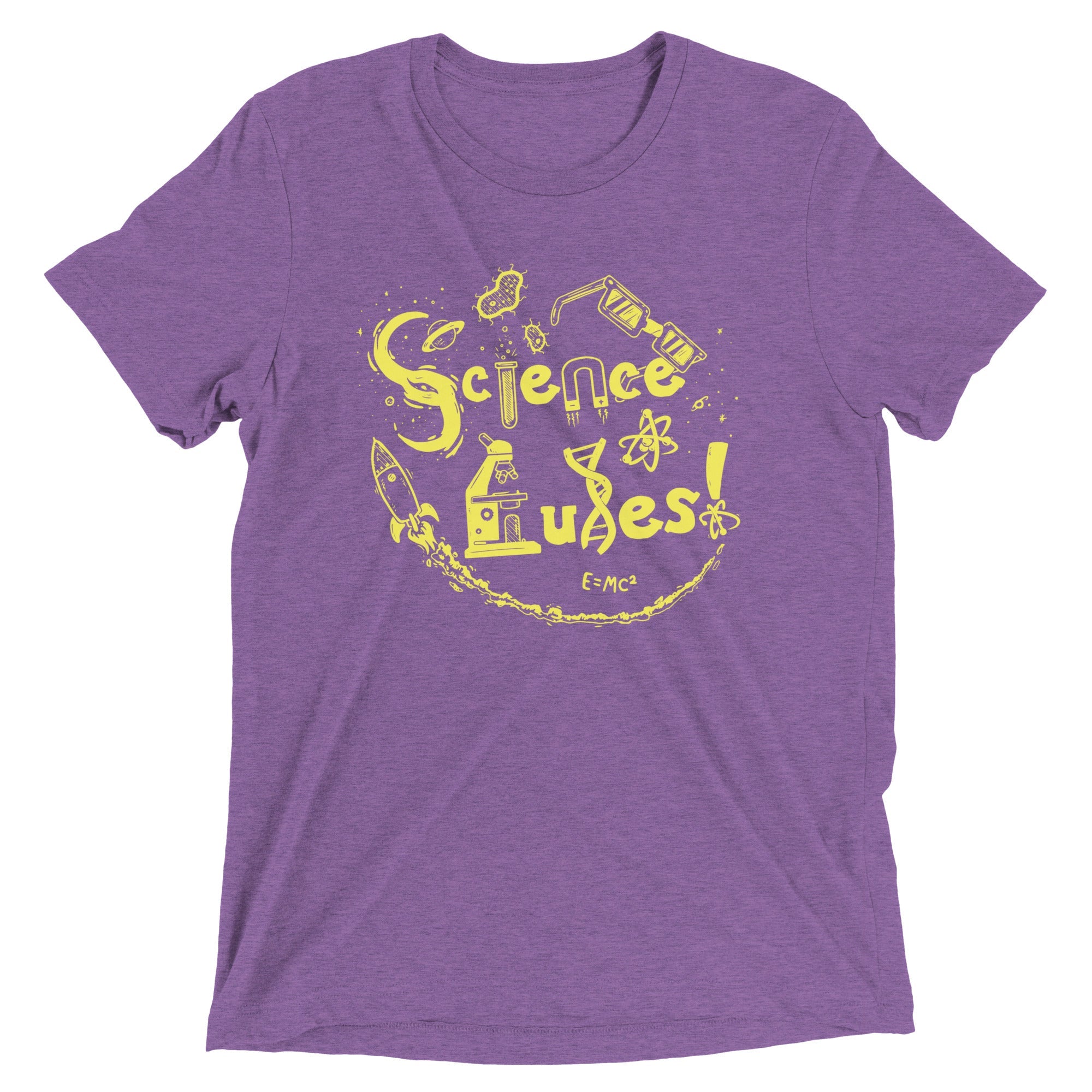 Science Rules! Men's Tri-Blend Tee