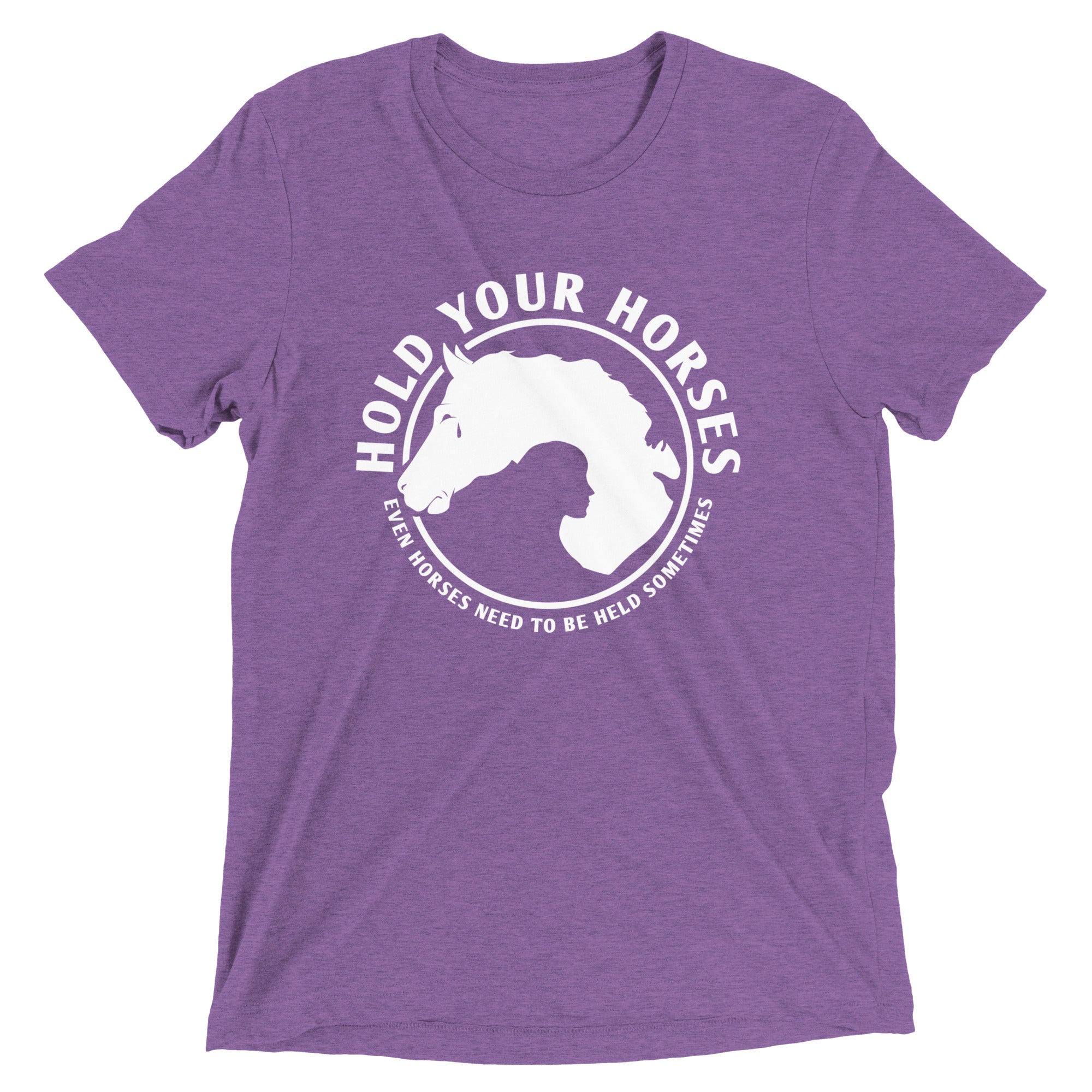 Hold Your Horses Men's Tri-Blend Tee