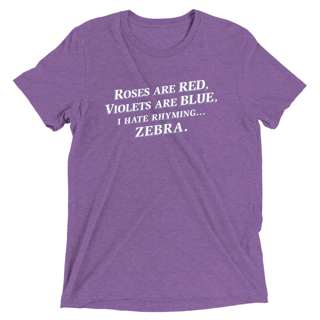 I Hate Rhyming Men's Tri-Blend Tee