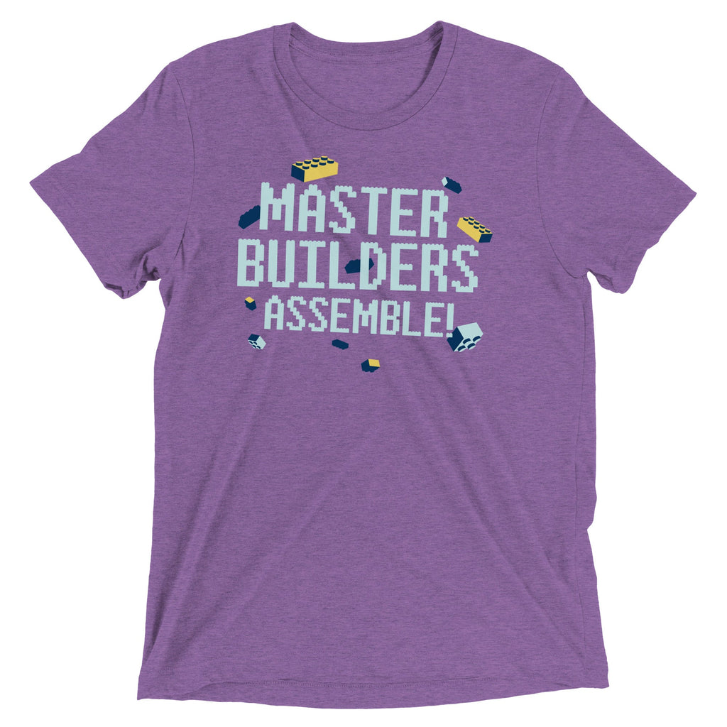 Master Builders Assemble! Men's Tri-Blend Tee