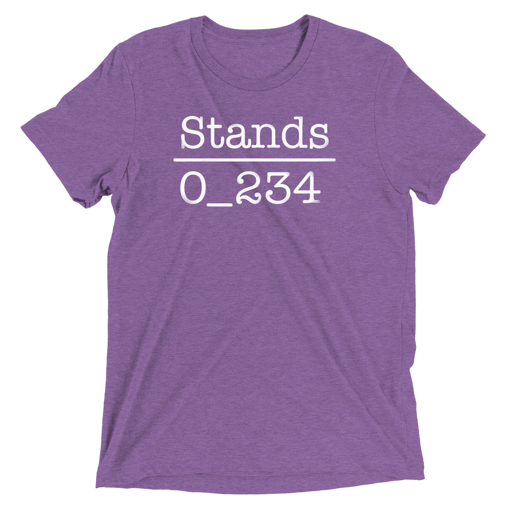 No 1 Under Stands Men's Tri-Blend Tee