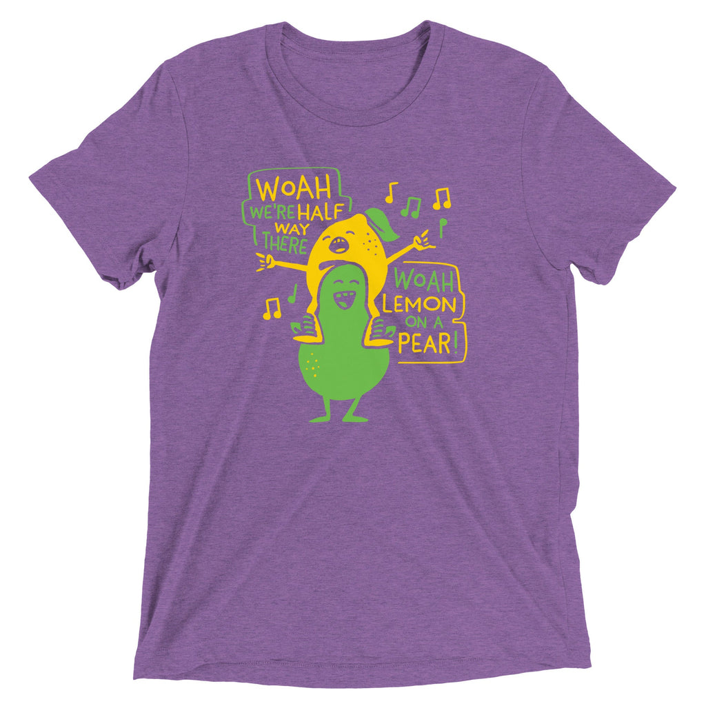 Lemon On A Pear Men's Tri-Blend Tee