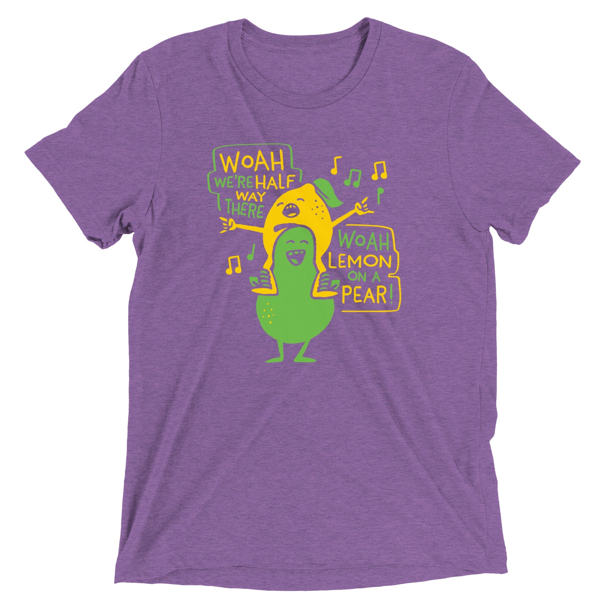 Lemon On A Pear Men's Tri-Blend Tee