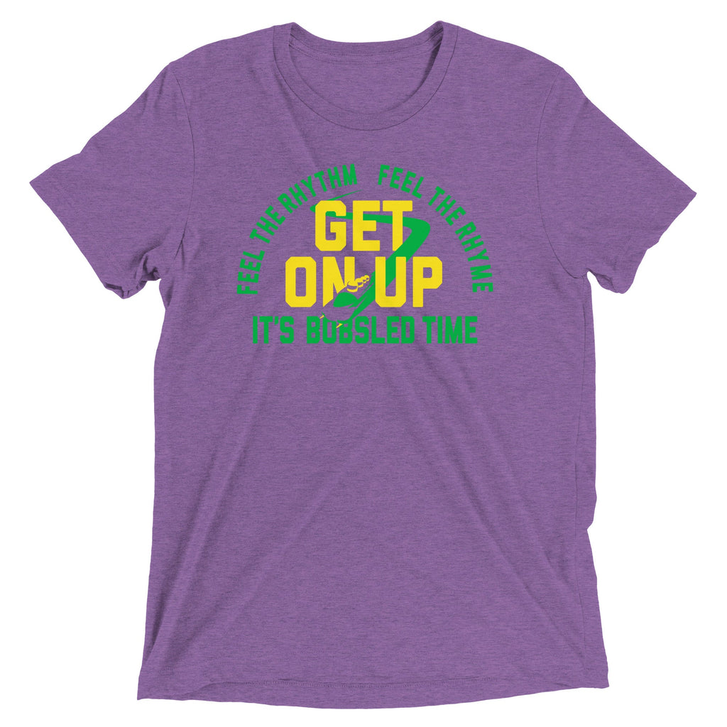 It's Bobsled Time Men's Tri-Blend Tee