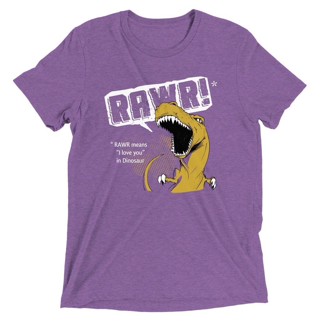 Rawr Means I Love You Men's Tri-Blend Tee