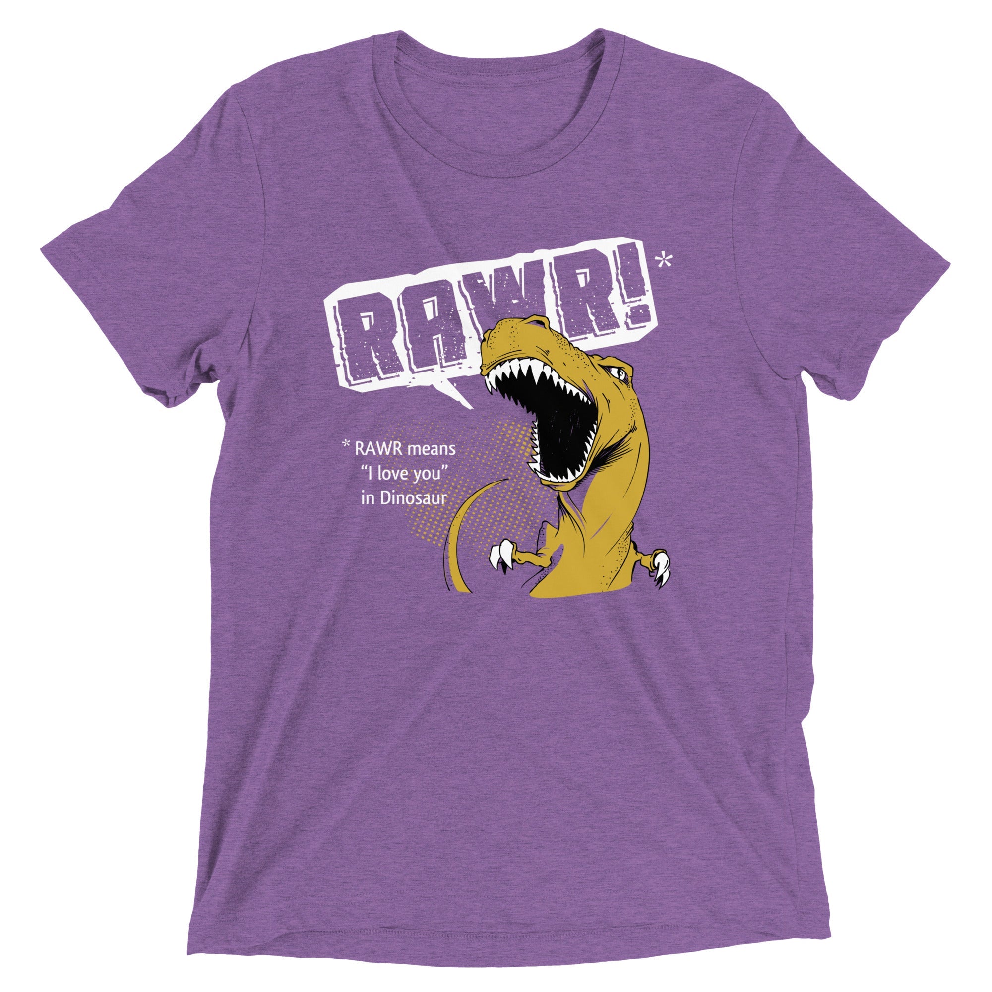 Rawr Means I Love You Men's Tri-Blend Tee