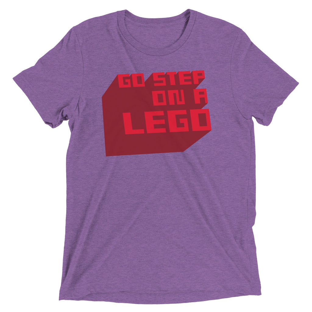 Go Step On A Lego Men's Tri-Blend Tee