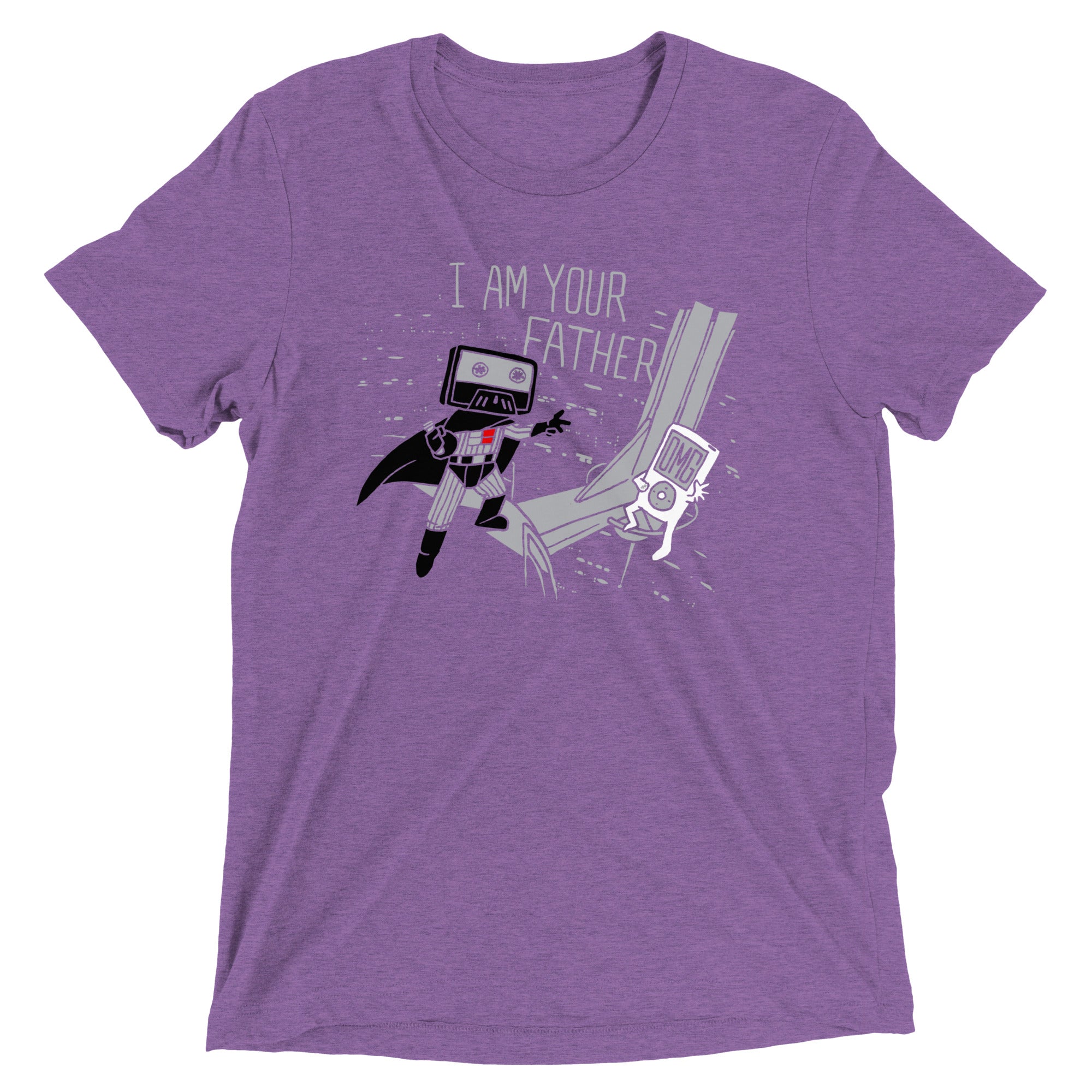 I Am Your Father Cassette Men's Tri-Blend Tee