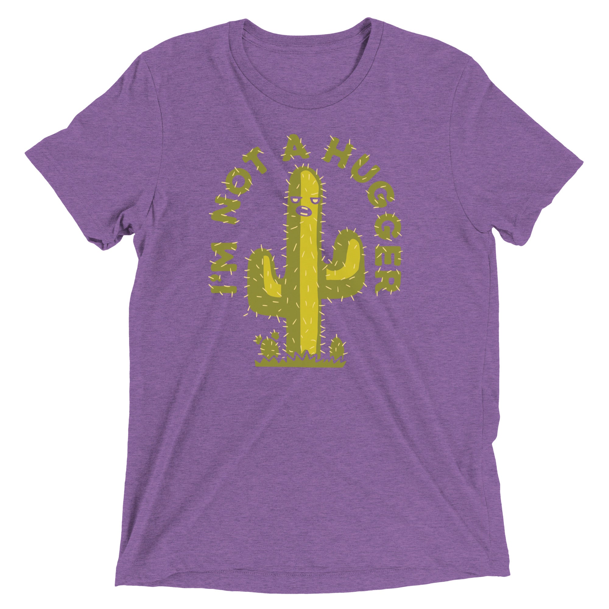 I'm Not A Hugger Men's Tri-Blend Tee