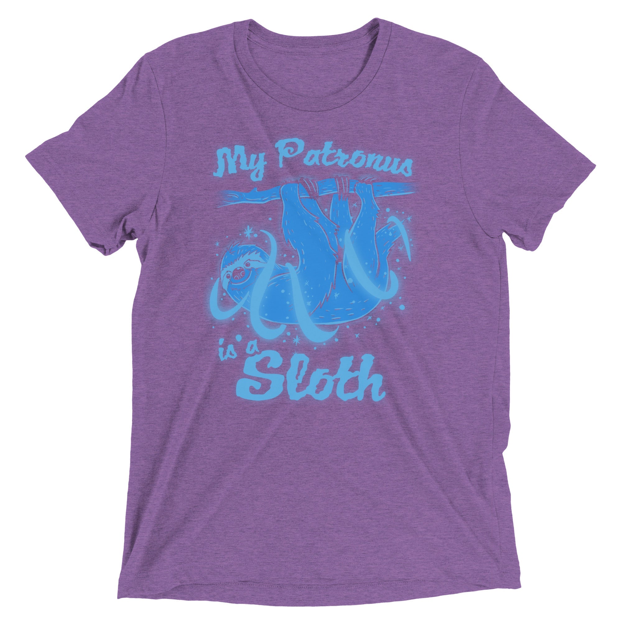 My Patronus Is A Sloth Men's Tri-Blend Tee