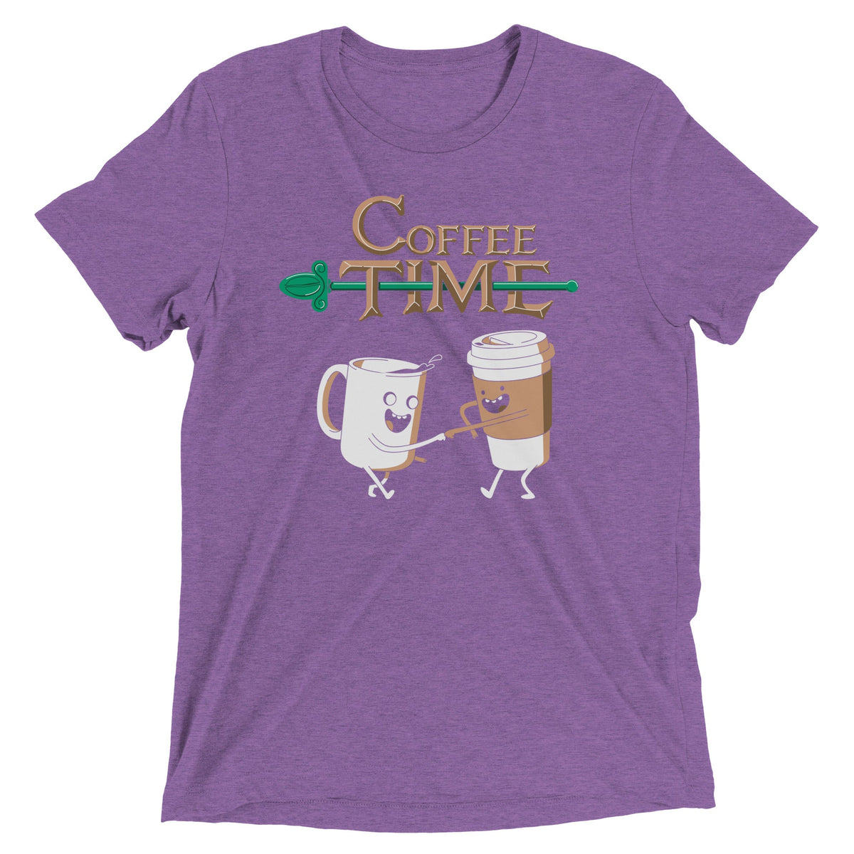 Coffee Time Men's Tri-Blend Tee