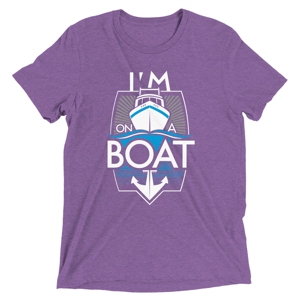 I'm On A Boat Men's Tri-Blend Tee