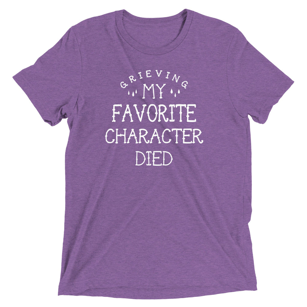 My Favorite Character Died Men's Tri-Blend Tee