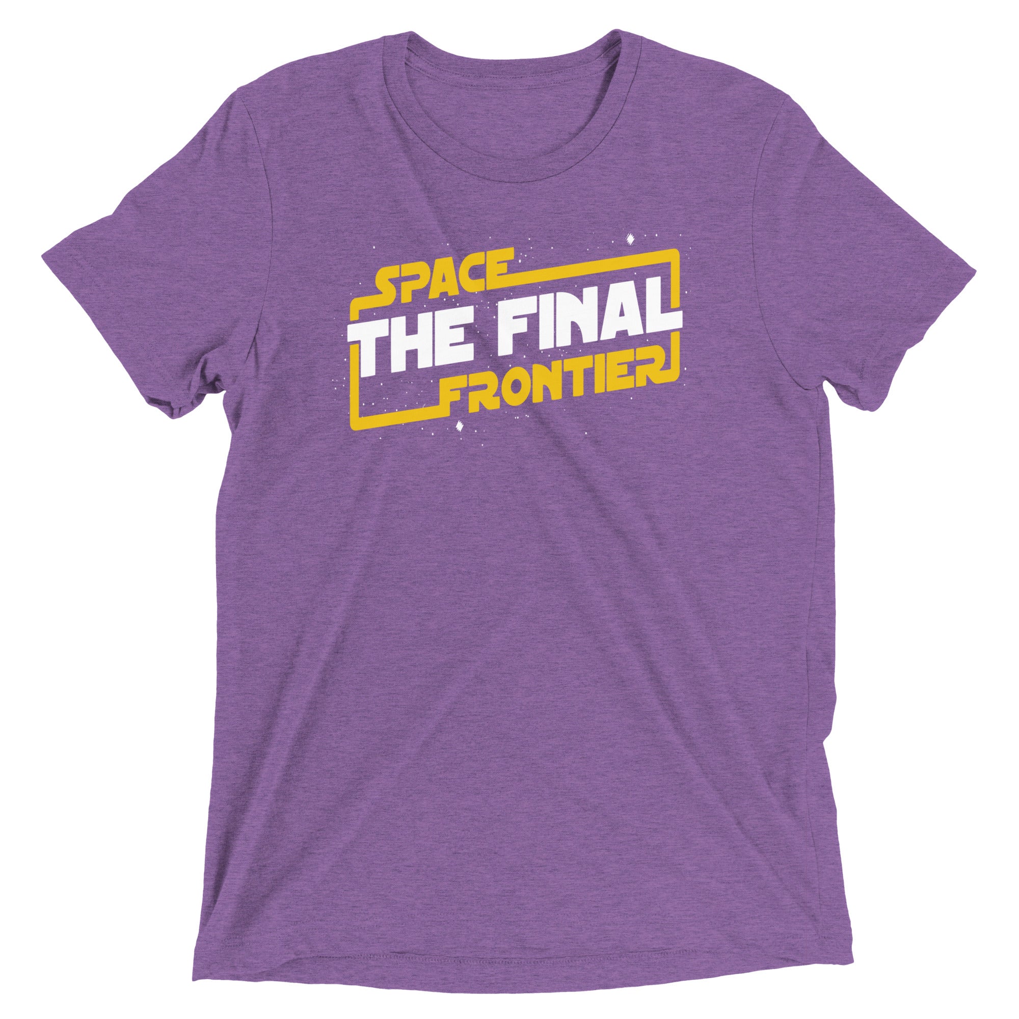 Space The Final Frontier Men's Tri-Blend Tee