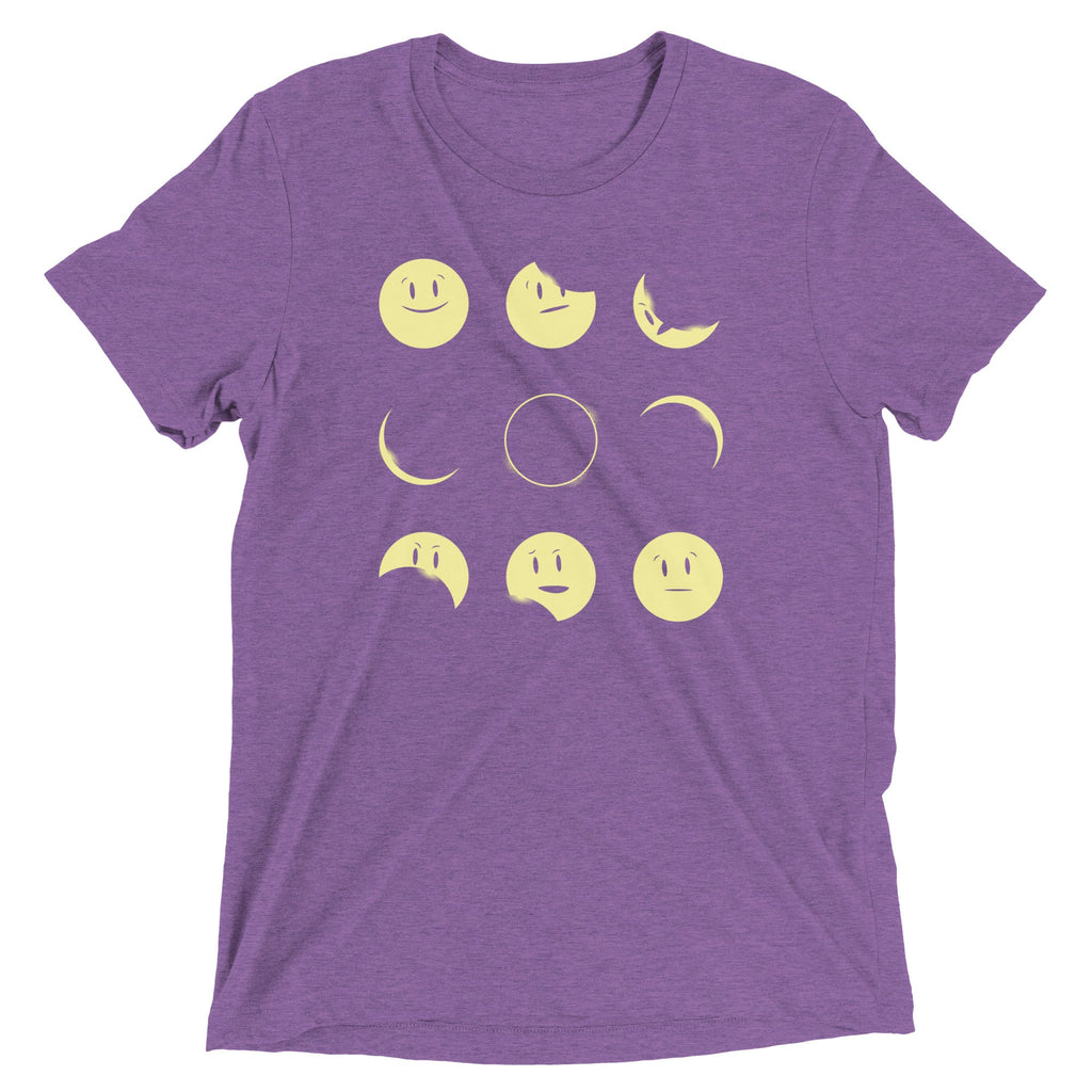Eclipse Emoji Men's Tri-Blend Tee