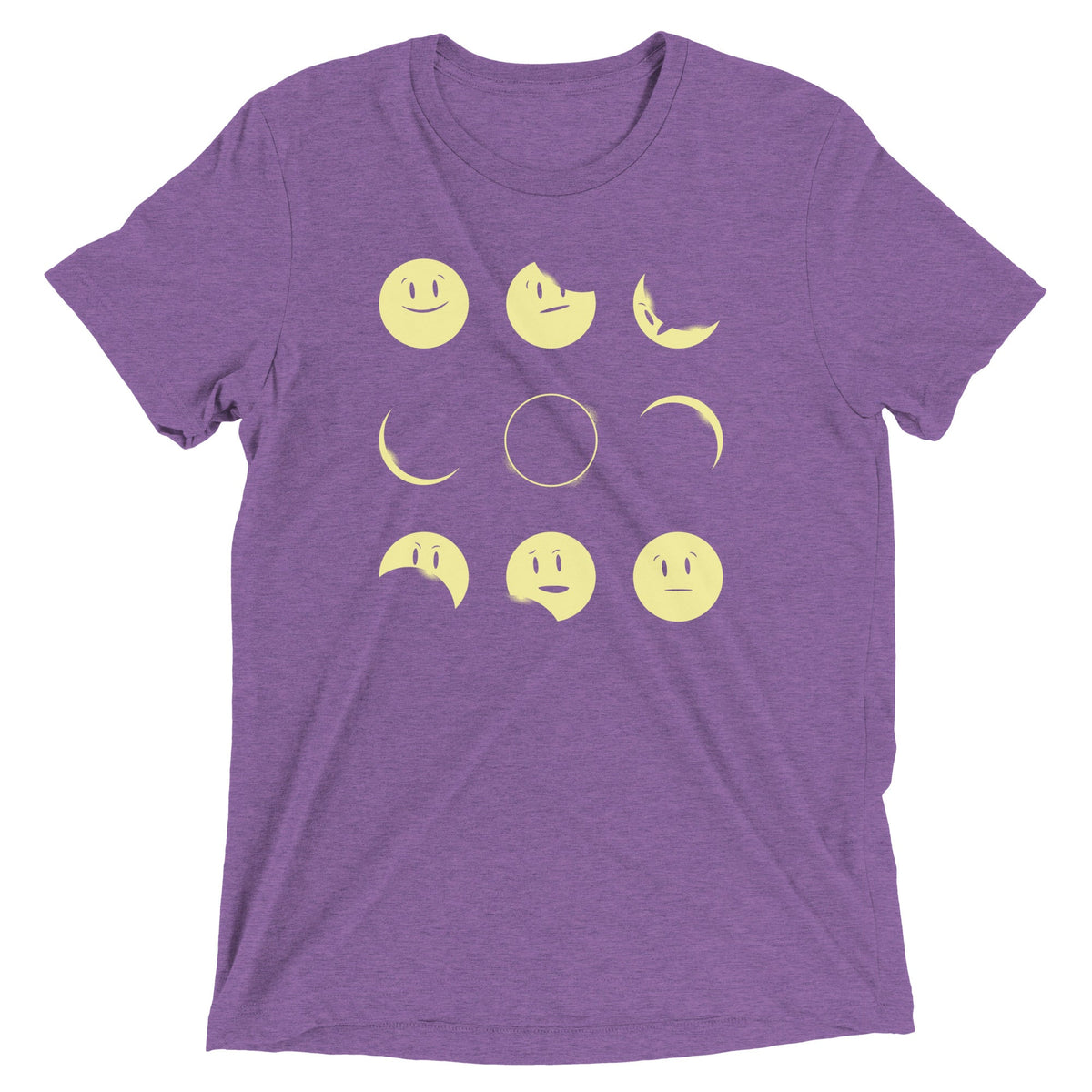 Eclipse Emoji Men's Tri-Blend Tee