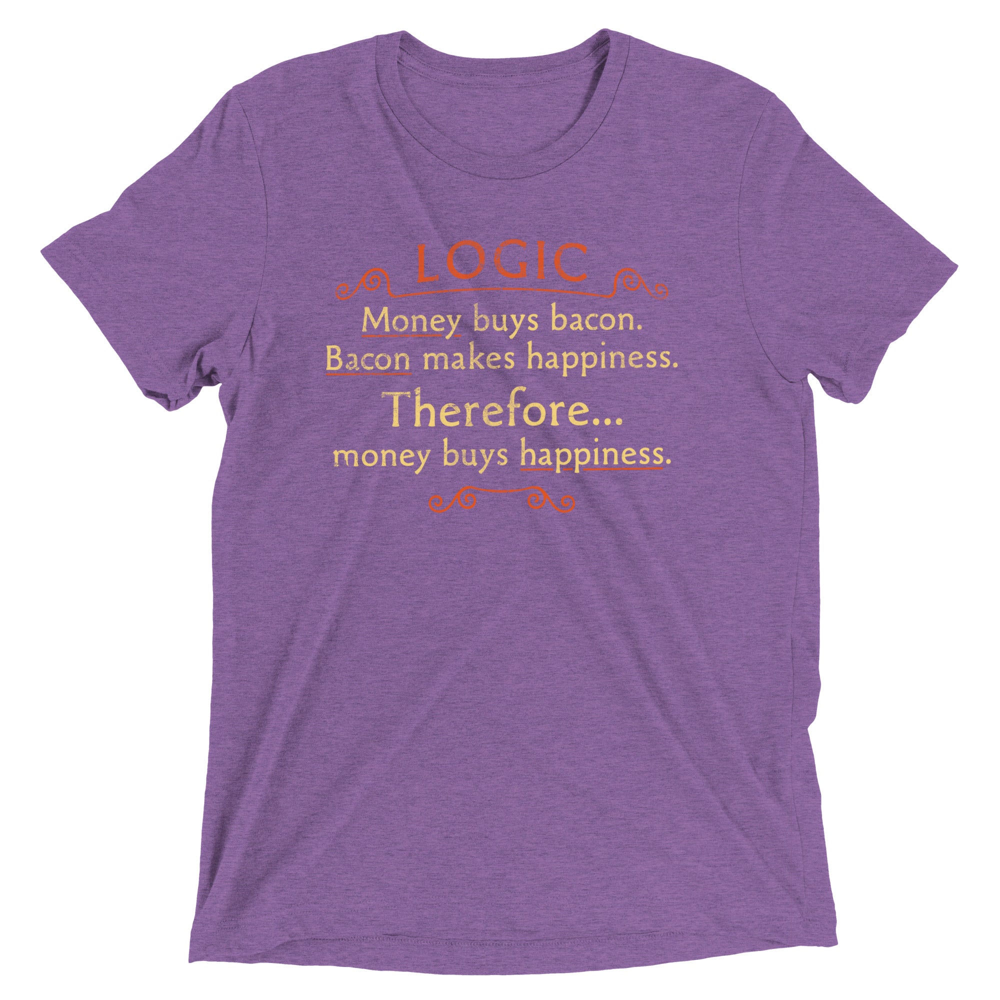 Money Buys Happiness Men's Tri-Blend Tee
