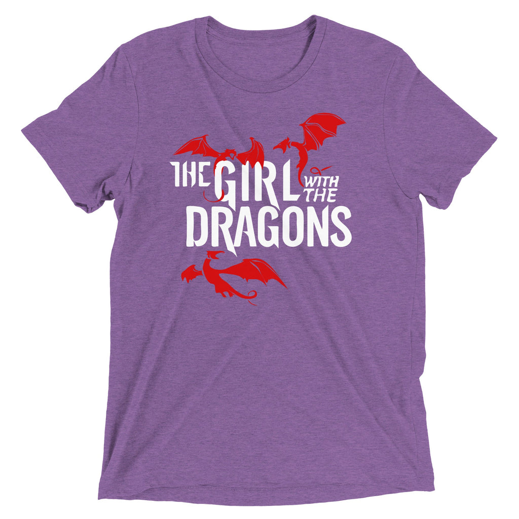 The Girl With The Dragons Men's Tri-Blend Tee