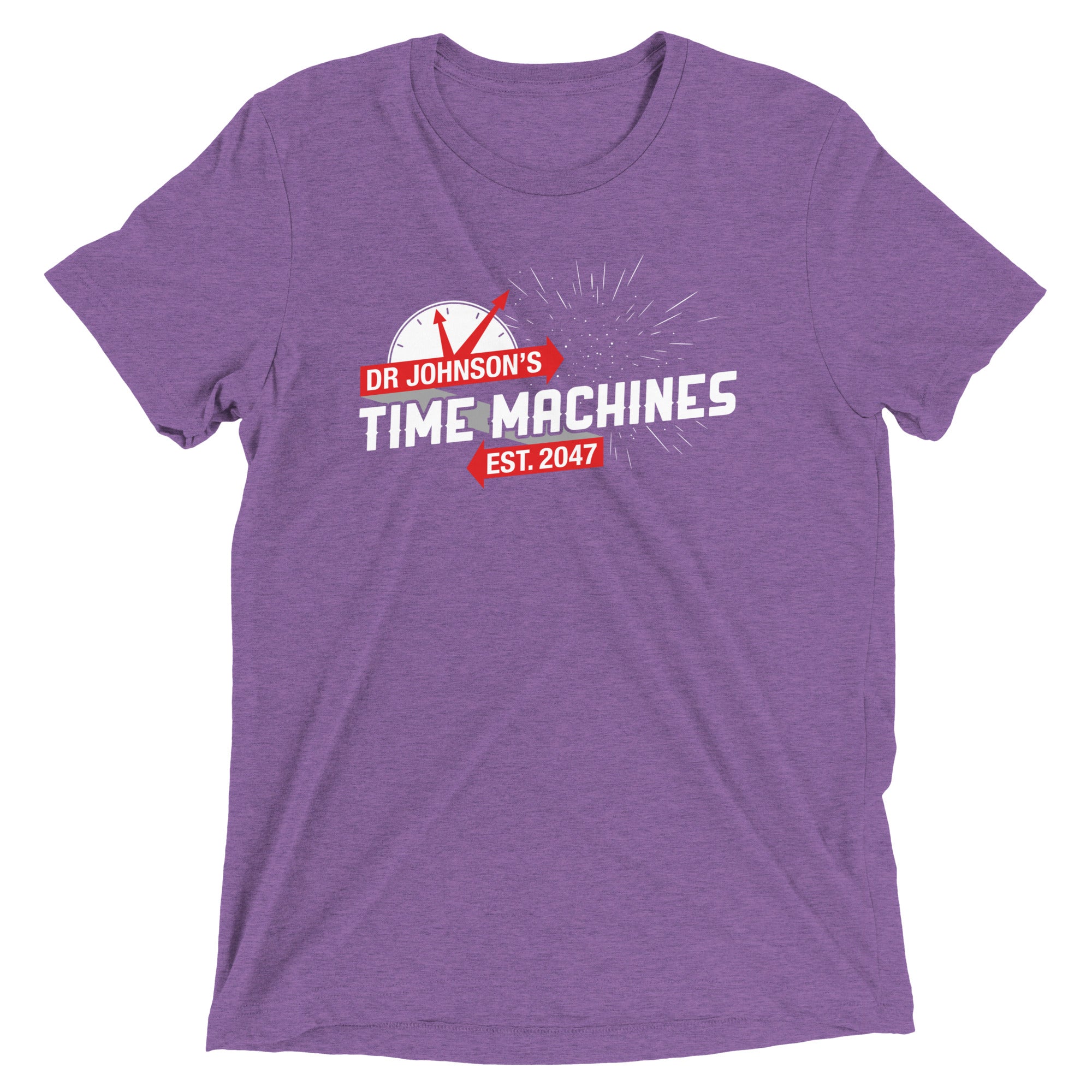 Dr Johnson's Time Machines Men's Tri-Blend Tee