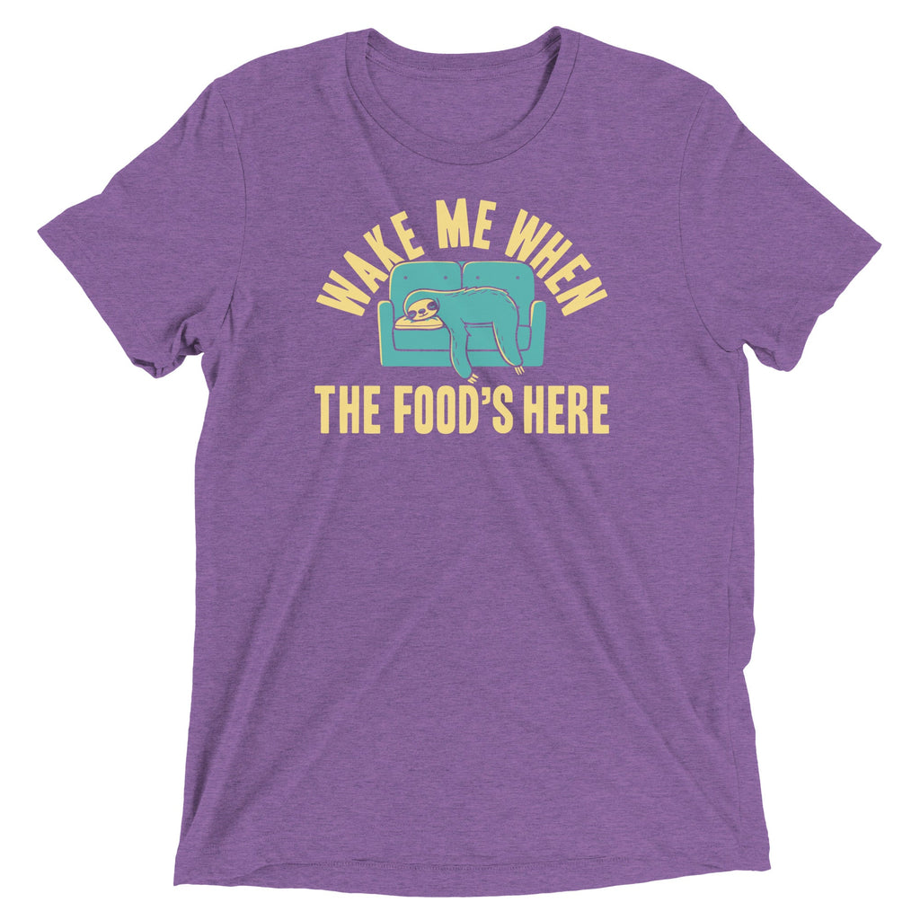 Wake Me When The Food's Here Men's Tri-Blend Tee
