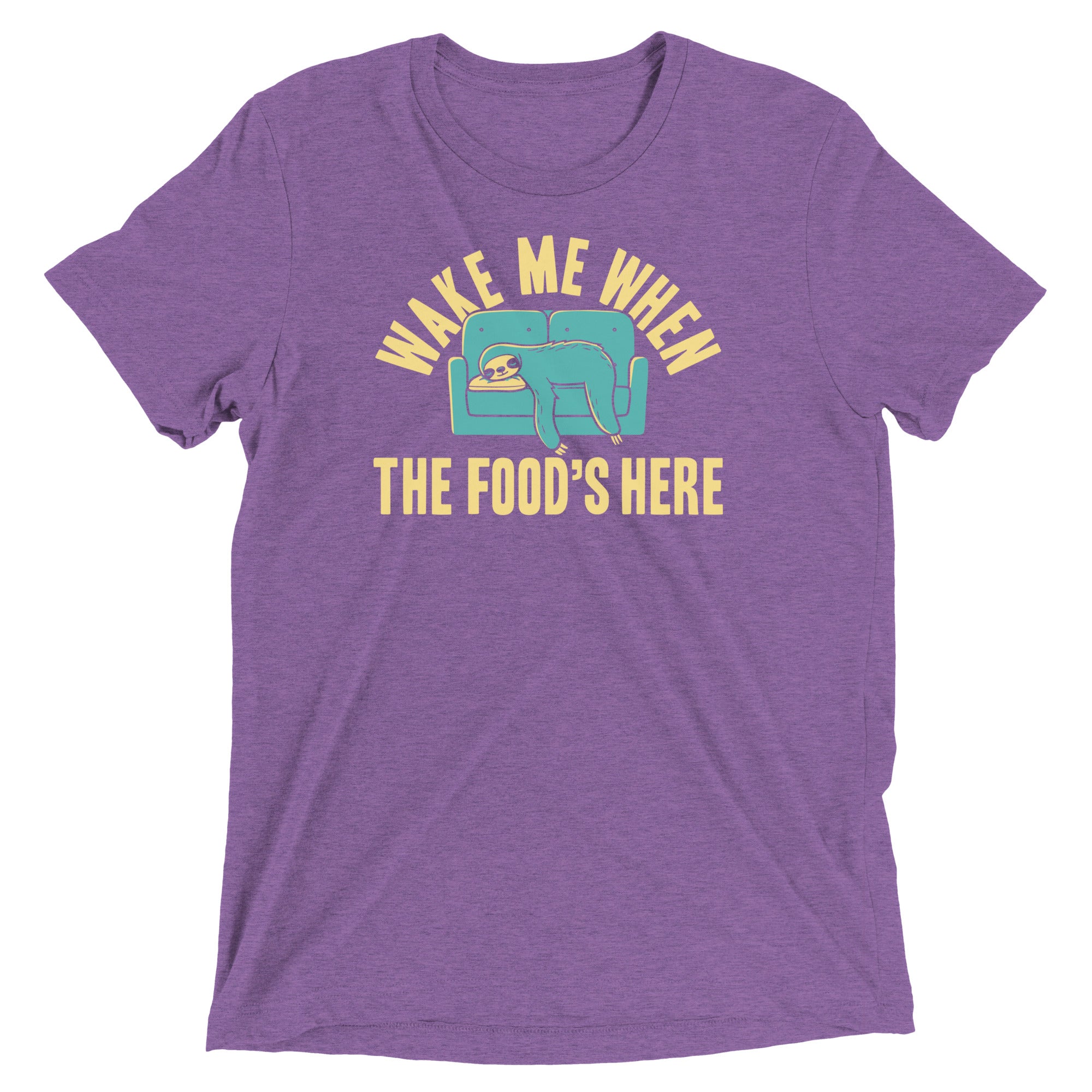 Wake Me When The Food's Here Men's Tri-Blend Tee