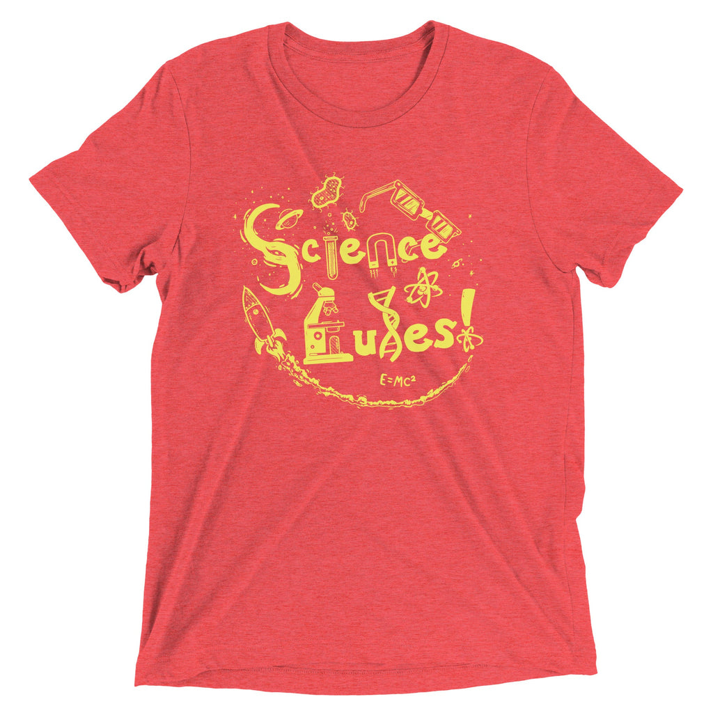 Science Rules! Men's Tri-Blend Tee