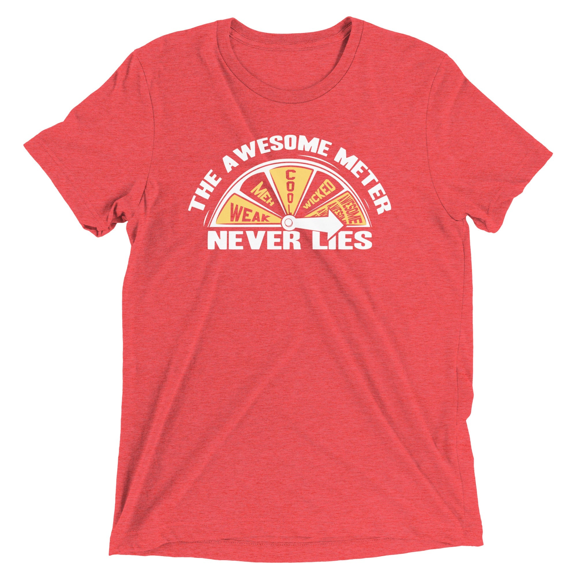 The Awesome Meter Men's Tri-Blend Tee